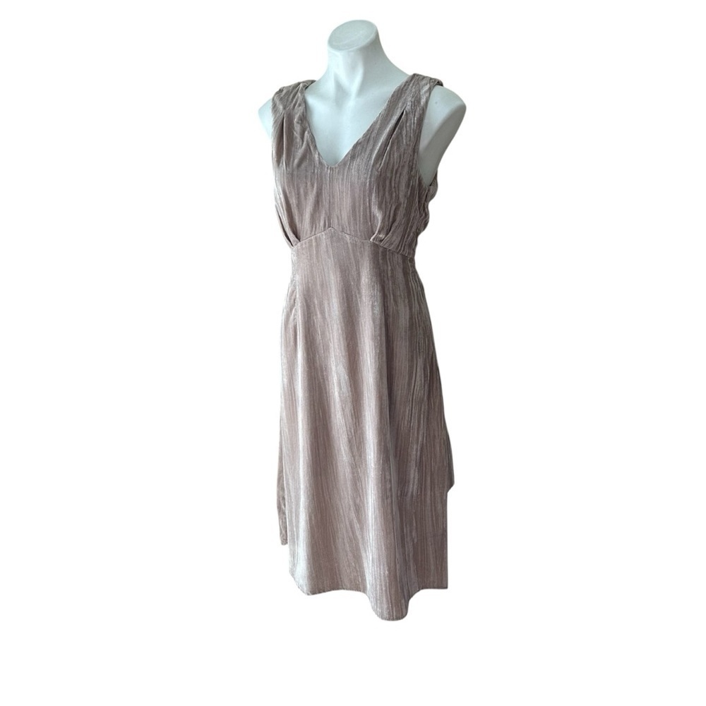 Mystree Velvet Sleeveless Midi Dress – Size M